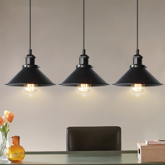 American Style Antique Iron Pot Cover Industrial Style Restaurant Chandelier